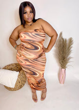 Load image into Gallery viewer, MOCHA LATTE TUBE DRESS